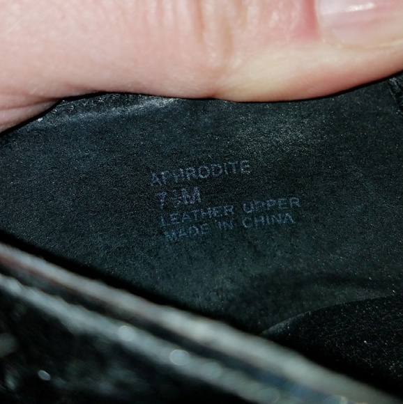 Michael Aphrodite Black Patten Leather Size 7.5 - Picture 2 of 6